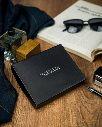 Oryginalny portfel męski skórzany cavaldi®