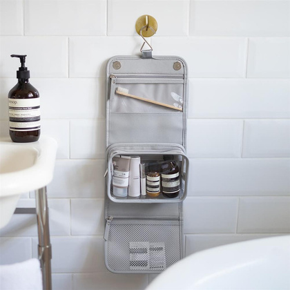 Kosmetyczka podróżna do zawieszenia Stackers Pebbl kamienna szarość