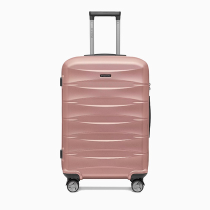 Średnia walizka PUCCINI CAIRO ABS030B 3C Różowa