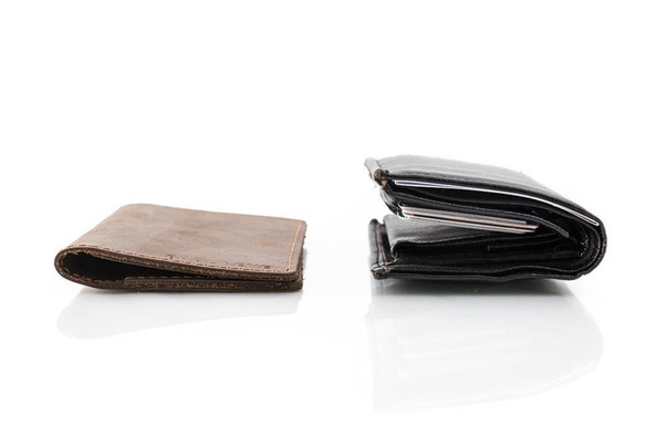 Slim wallet BRØDRENE SW05 super cienki portfel ze skóry ciemny brąz - min. zamówienie 20 / 50 / 100 szt.