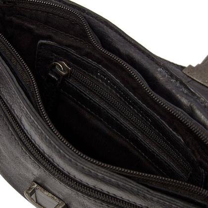 Torebka damska skórzana na ramię Czarna - min. zamówienie 20 / 50 / 100 szt.