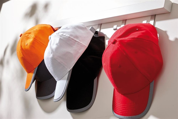 6-panelowa czapka DETECTION, biały