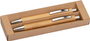 Zestaw piśmienniczy bambusowy