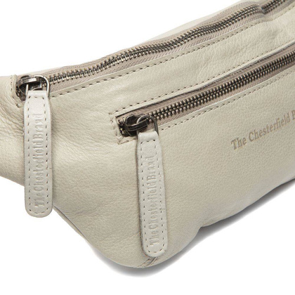 Saszetka / nerka skórzana Valencia Jasno szara - min. zamówienie 20 / 50 / 100 szt.