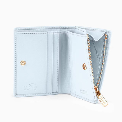 Portfel damski skórzany PUCCINI ZEN ZN9006 7B Niebieski