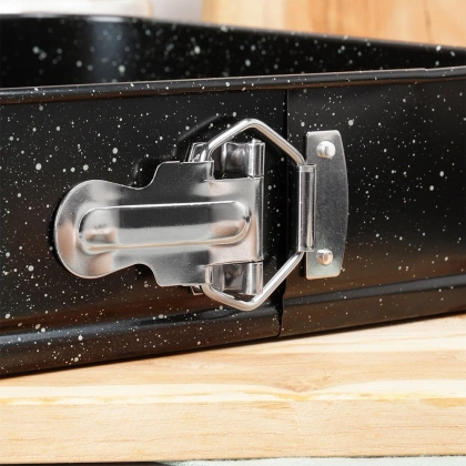 Forma do pieczenia rozpinana granitowa 28x28x6,8 cm