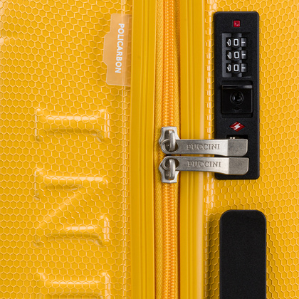 Duża walizka PUCCINI VOYAGER 2.0 PC052A 6 Żółta