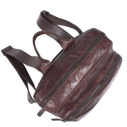 Plecak z miejscem na smartfon, tablet oraz laptop Heren Brązowy - min. zamówienie 20 / 50 / 100 szt.