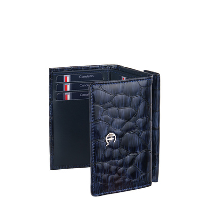 Portfel Damski Canaletto – Skóra Lakierowana, Ochrona RFID, Elegancja i Trwałość PD1221cs287 RFID