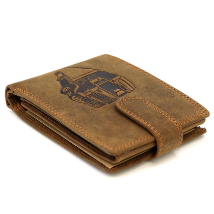 Skórzany męski portfel KEMER L895