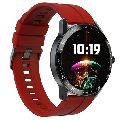 SMARTWATCH G. Rossi SW018-4 black/red (zg335d) WŁASNE TARCZE