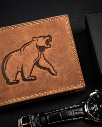 Portfel skórzany męski N992-CHM