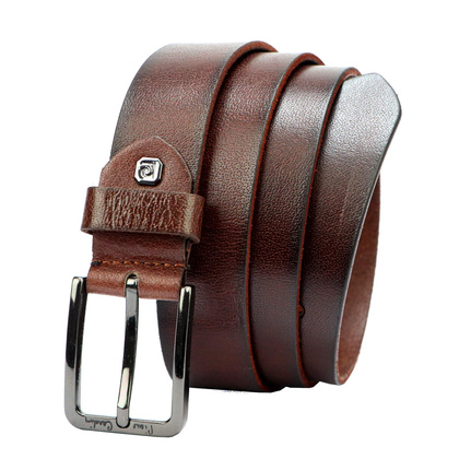 Pasek skórzany męski PIERRE CARDIN 5077 KAM02 Czarny