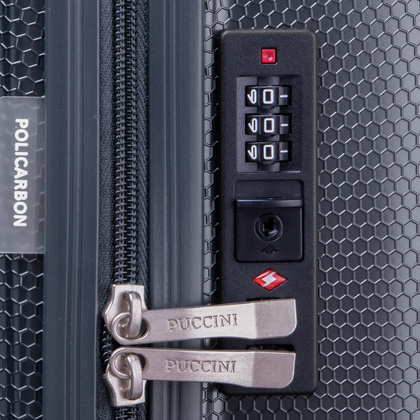 Duża walizka PUCCINI VOYAGER 2.0 PC052A 8 Szara