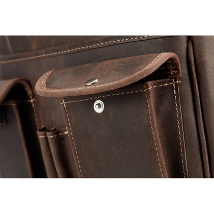 Torba skórzana na laptopa KEMER VOOC 14" RDW14 Brązowa