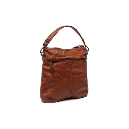 Torebka damska skórzana na ramię Koniak - min. zamówienie 20 / 50 / 100 szt.