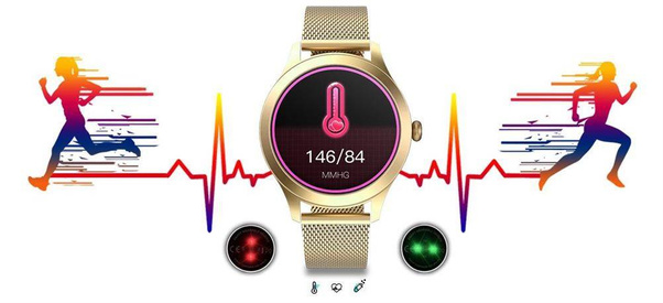 Damski SMARTWATCH G.Rossi SW014-4 Złoty