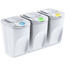 ŚMIETNIK KOSZE NA ŚMIECI 35 L SORTIBOX SET3 SZT. POPIELATY
