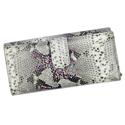 Portfel damski skórzany PELLUCCI SN-122 RFID popiel + pomarańcz