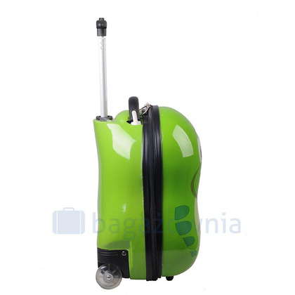 Walizka dziecięca KEMER ŻABA Zielona - min. zamówienie 20 / 50 / 100 szt.