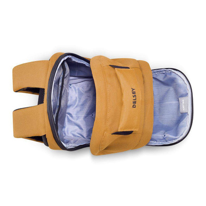 Walizka Delsey Securban Miejski żółty plecak na laptopa 9.7"