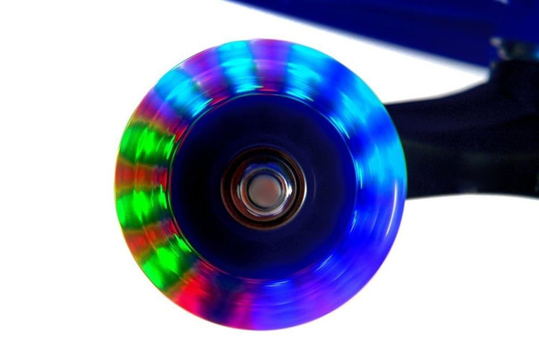 Jeździk Grawitacyjny FUNFIT KIDS ze świecącymi kołami LED Niebieski