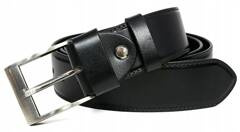 Klasyczny pasek meski z gladkiej skory naturalnej wysokiej jakosci