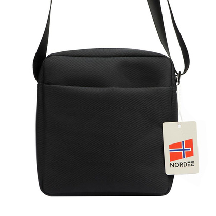Saszetka Męska Nordee S112 czarny / popiel