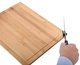 Duża deska do krojenia BAMBOO SHARP, brązowy