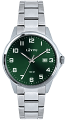LAVVU Stylowy zegarek HAMRE Green 100M