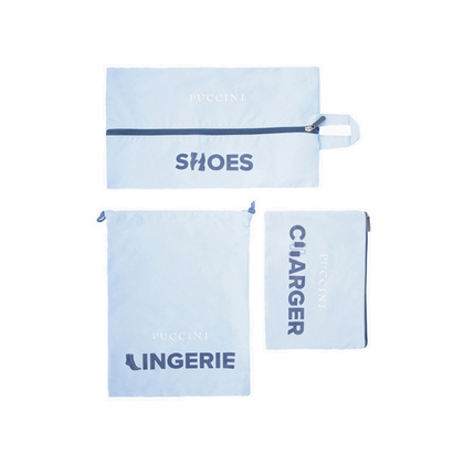 Organizer do walizki PUCCINI TO231 7B Błękitny