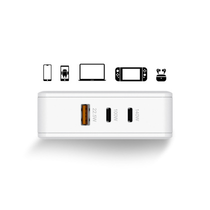 XTORM Ładowarka sieciowa 140W USB-C PD3.1 EPR GaN, biała