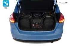 FORD FOCUS HATCHBACK 2011-2018 TORBY DO BAGAŻNIKA 4 SZT KJUST