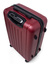 Zestaw 3 walizek + Kuferek KEMER RGL 520 Rose red