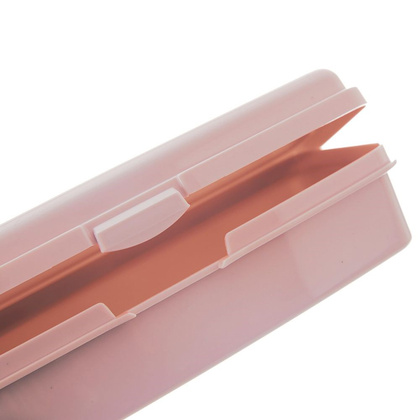 Pojemnik śniadaniowy różowy 21x9,5x5,5 cm