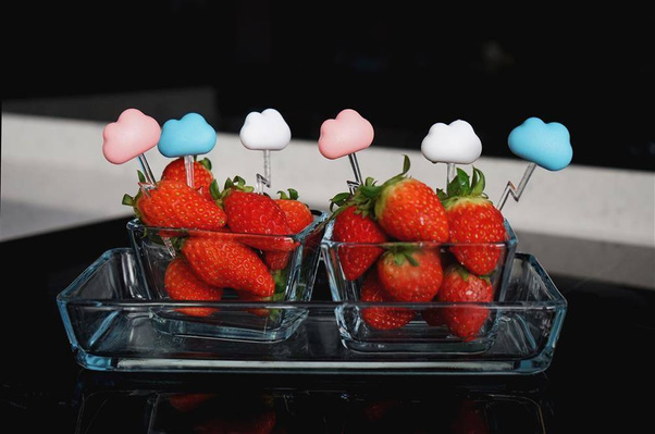 Wykałaczki do serwowania Cloud Party QL10255-BU-PK