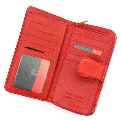 Klasyczny damski skórzany porfel Pierre Cardin