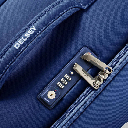 Walizka Brochant 2.0 4K SLIM 55 cm niebieska