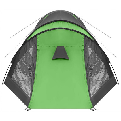 Namiot turystyczny 4 osobowy Cool Royokamp Szaro Zielony
