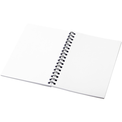 bialy z biala spirala, notatnik A6