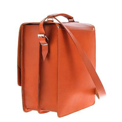 Raportówka 2-komorowa KEMER VOOC Vintage P37 Brązowa