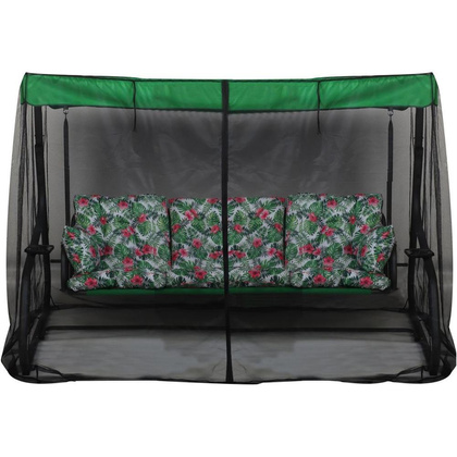 Huśtawka ogrodowa 3- osobowa Matylda z moskitierą