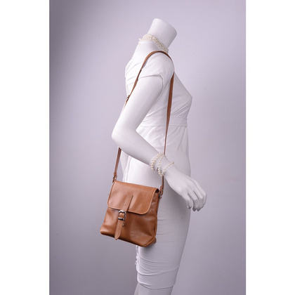 Torebka damska skórzana BELLUCCI R75 Ruda - min. zamówienie 20 / 50 / 100 szt.