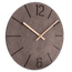 LAVVU Brązowy zegar ścienny Natur ⌀34cm