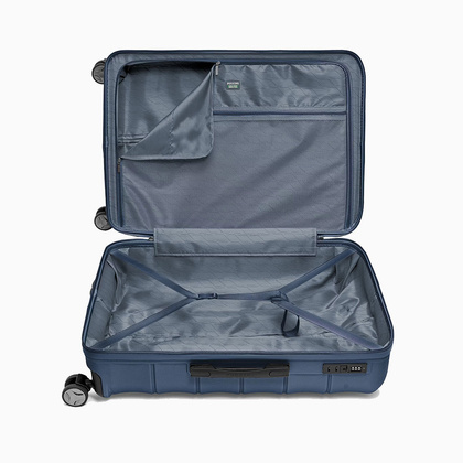 Duża walizka PUCCINI CAIRO ABS030A 7A Granatowa