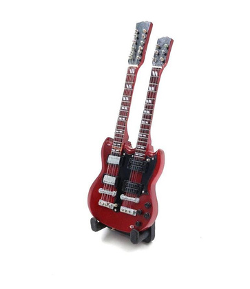 Mini gitara 15cm - BMG-020 w stylu Jimi Page