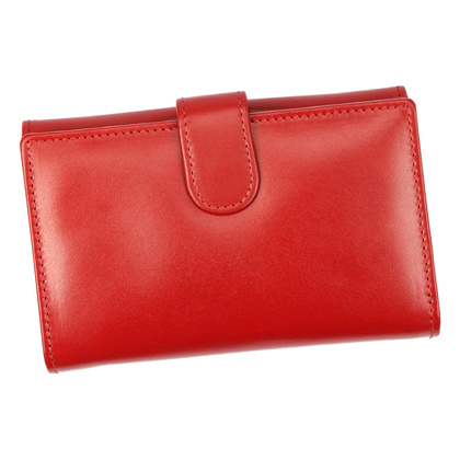 Portfel damski skórzany PELLUCCI 866-47 RFID Czerwony