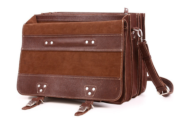 PROMO SET Torba TC12 Brązowa + Etui na laptop EPD1 Grafitowe