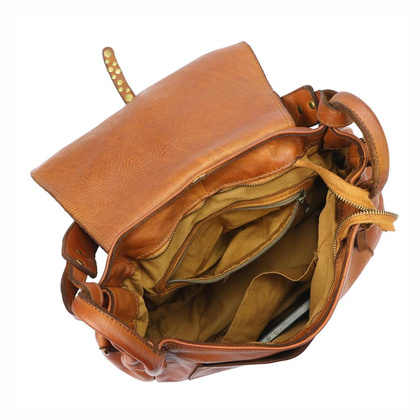 Skórzana damska torebka VS 006 czarny