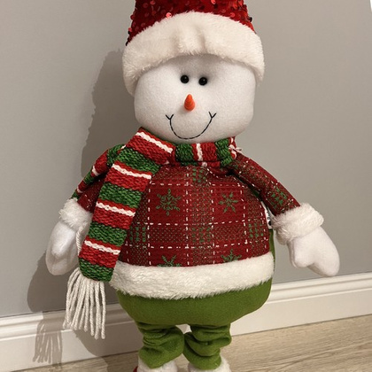 Bałwan świąteczny- teleskopowy 95cm Ruhhy 22331